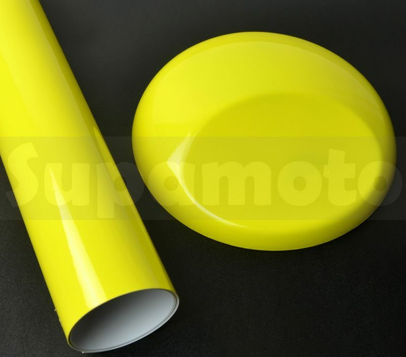 -Supamoto- 高亮膜 檸檬黃 鮮黃 黃色 螢光黃 貼膜 改色 改色膜 變色 改裝 汽車 亮面