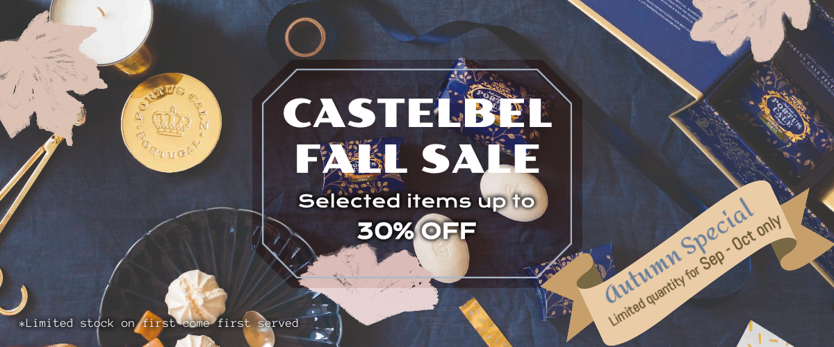 Castelbel fall sale selected items 30% off