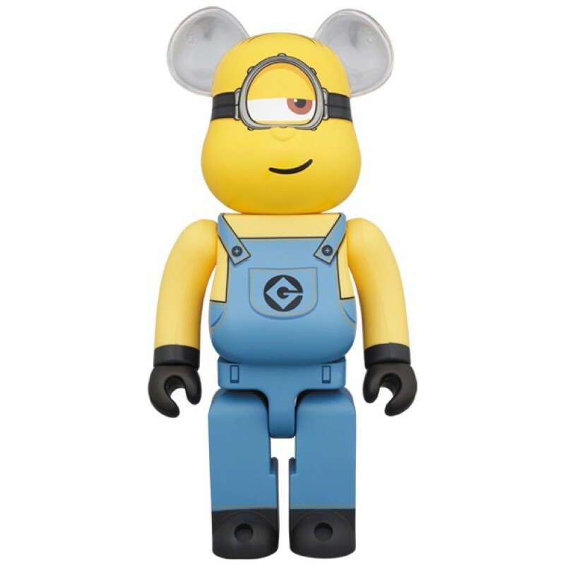 BE@RBRICK STUART 1000% MINIONS 小小兵 神偷奶爸 單眼 工裝 跩臉
