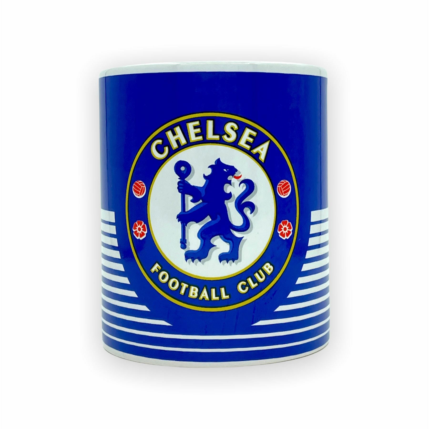 車路士藍色圓紋會徽水杯