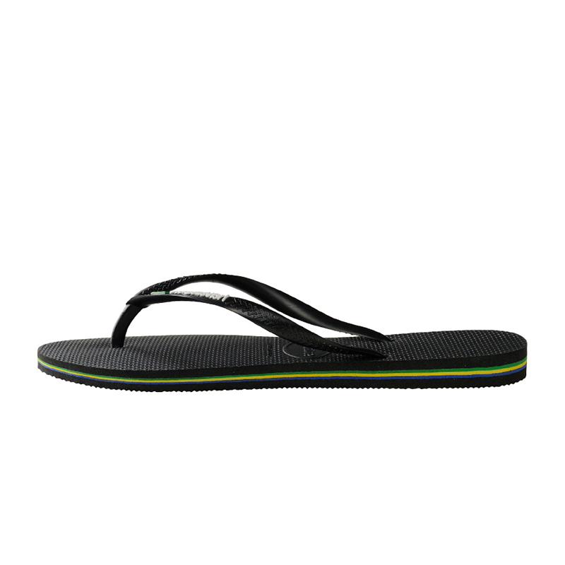 Havaianas Top Flip Flops 人字拖 海灘鞋 巴西 國旗 黑色 男女款 4140713-0090U [EW]
