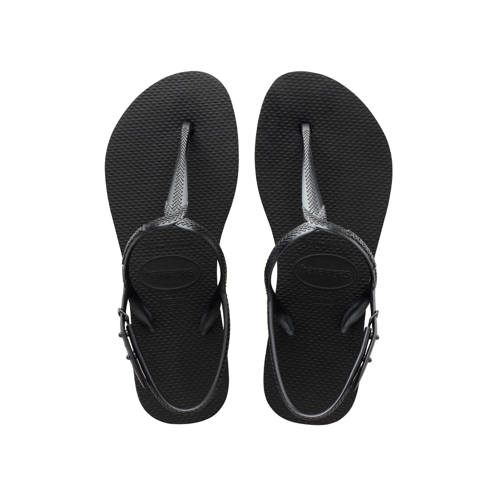Havaianas Top Flip Flops 涼鞋 巴西 黑 女款 4144756-0090W [EW]