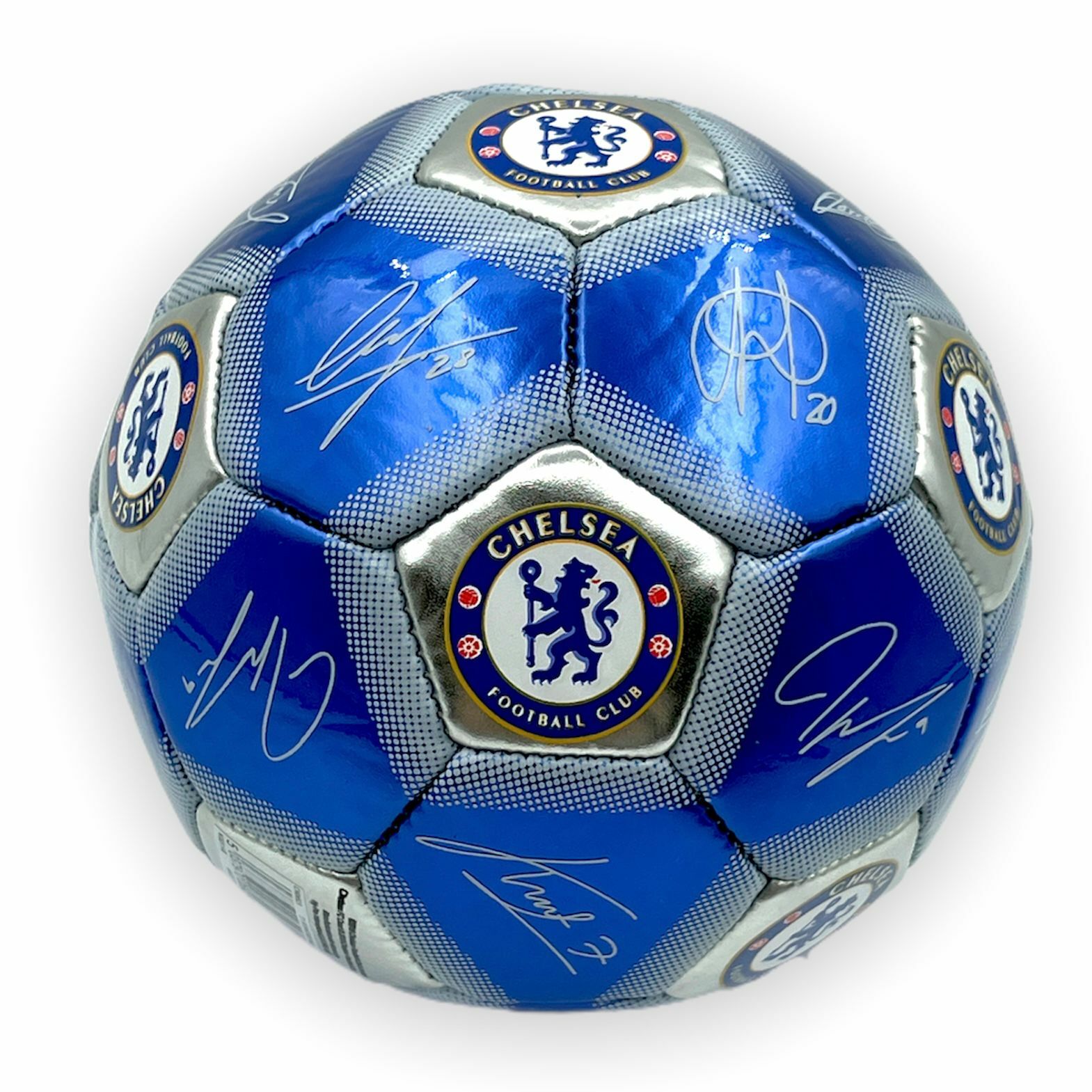 車路士藍色球星簽名1號足球