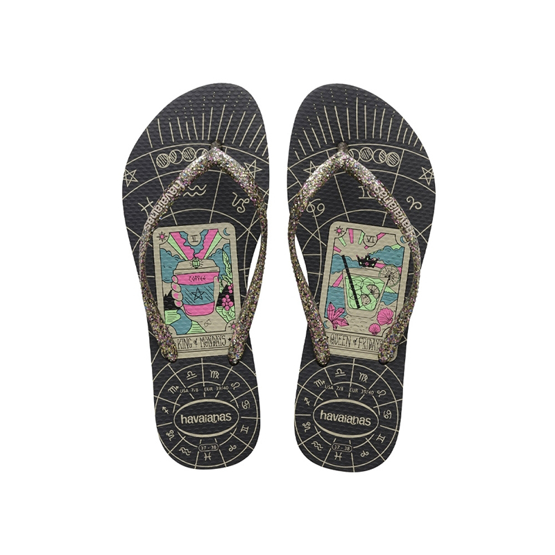 Havaianas Top Flip Flops 夾腳拖 人字拖 巴西 占星 星座 女款 4145650-0090W [EW]