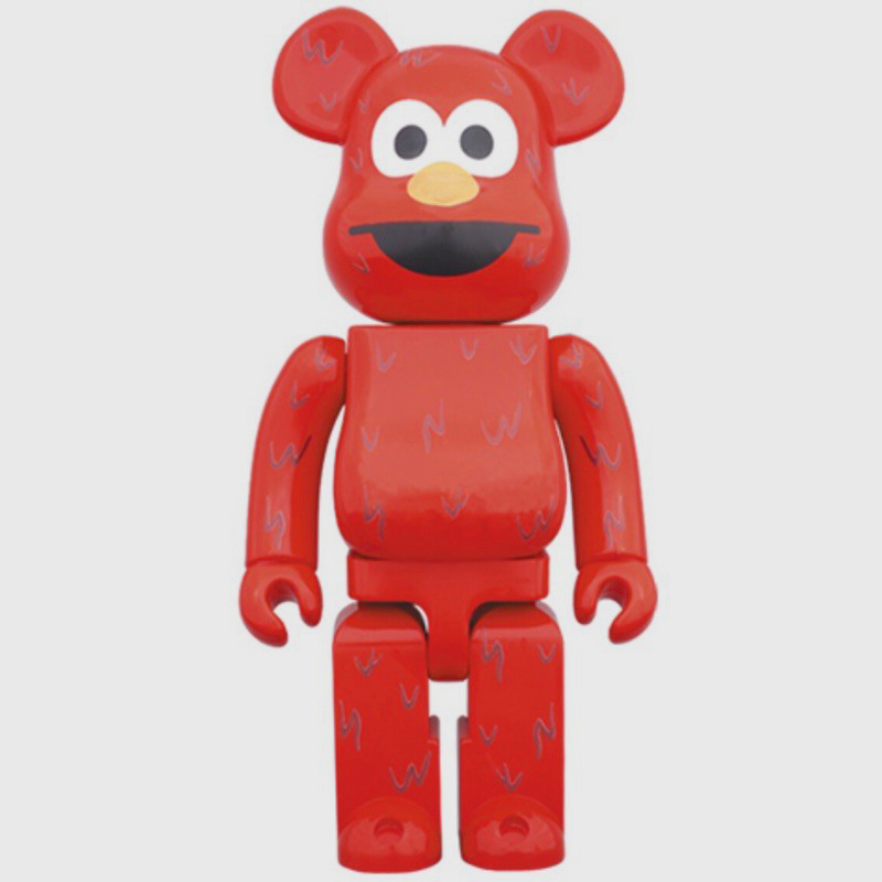 BE@RBRICK X SESAME STREET B@ 1000% ELMO 芝麻街 紅色