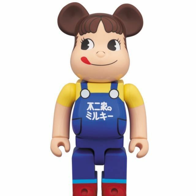 BE@RBRICK PEKO BLUE 1000% 不二家 奶妹 藍色
