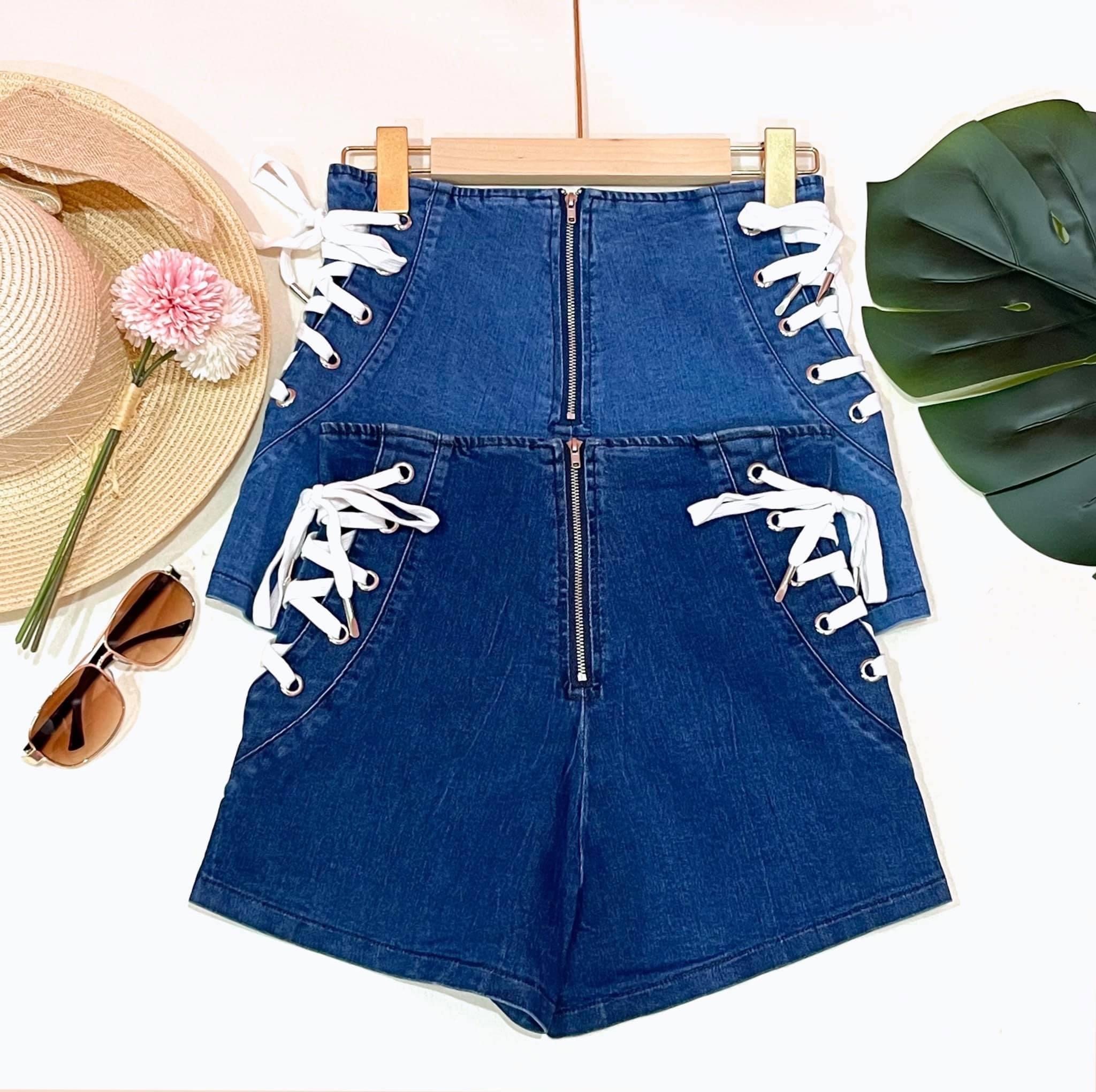 D9538 - Denim High Waist Pant
