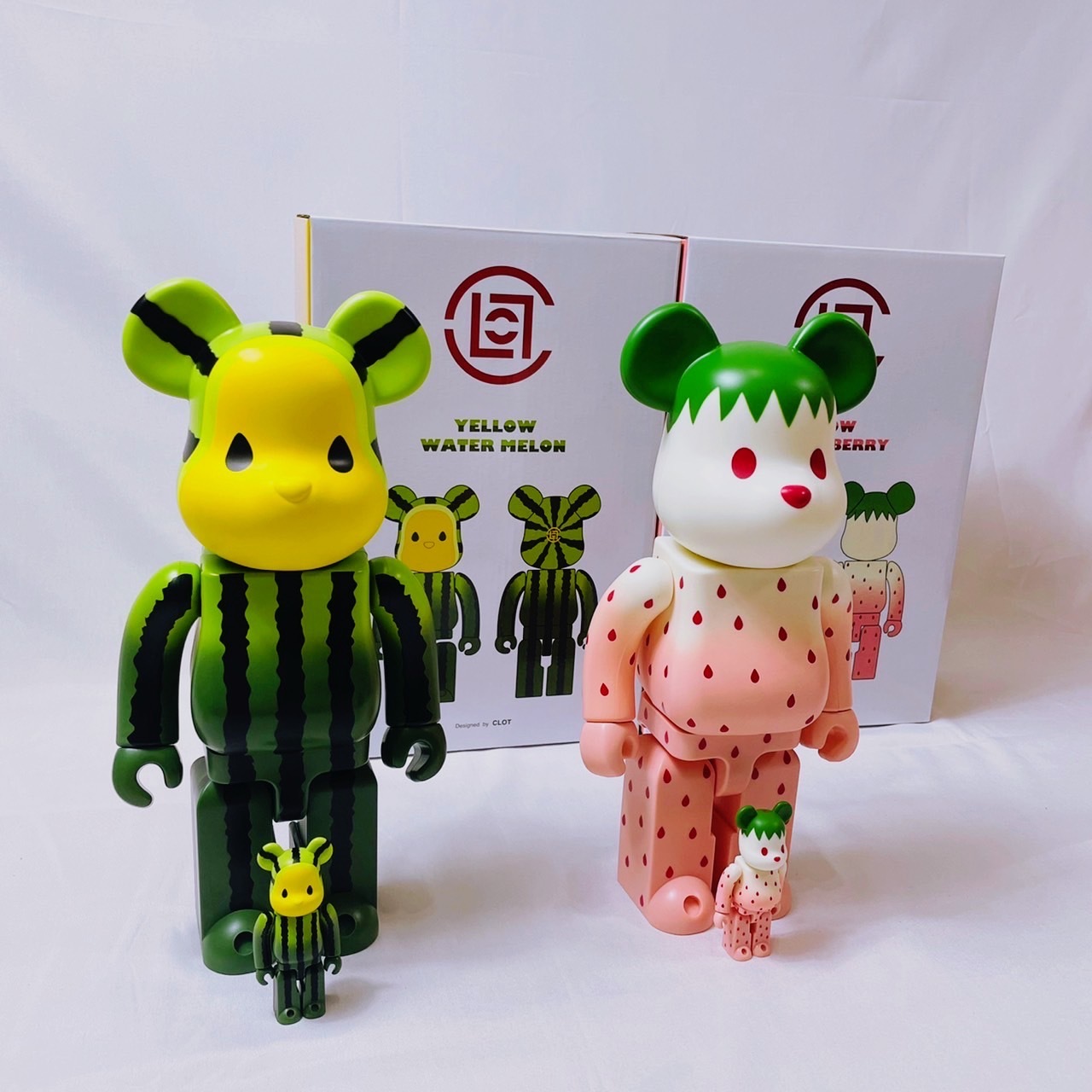 BE@RBRICK CLOT 聯名 水果系列 草莓 西瓜 500% 現貨