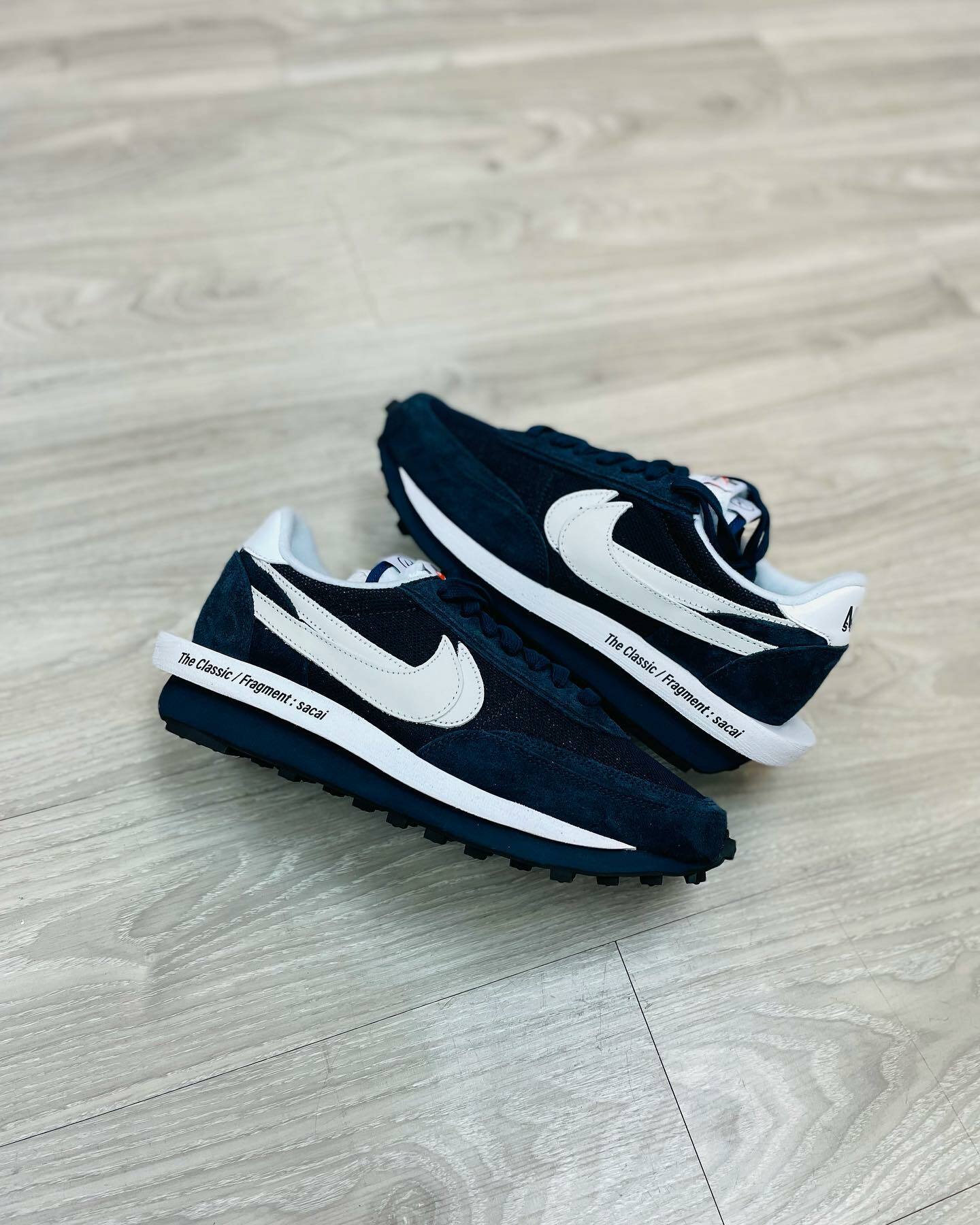 {現貨} Fragment design x Sacai x Nike LDwaffle "Navy"
