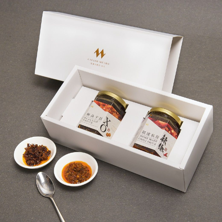 雙醬禮盒 (辣椒醬、X.O醬各1瓶)-台北凱達大飯店-家宴中餐廳