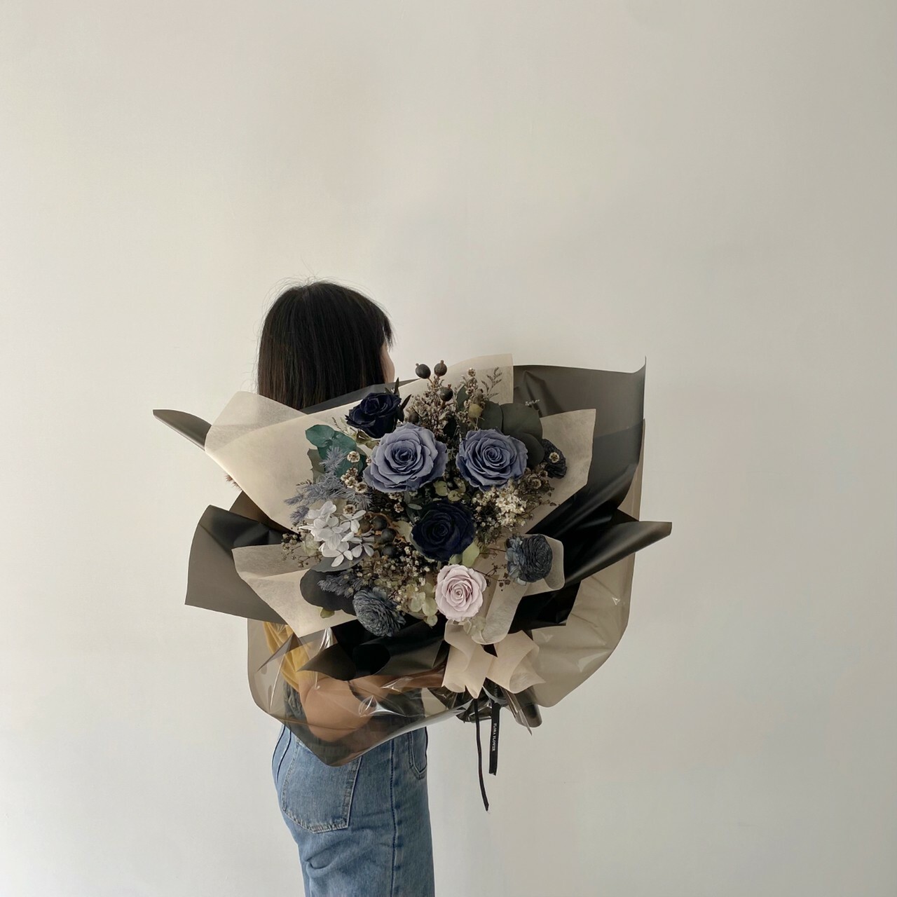 永生花束- 黑藍