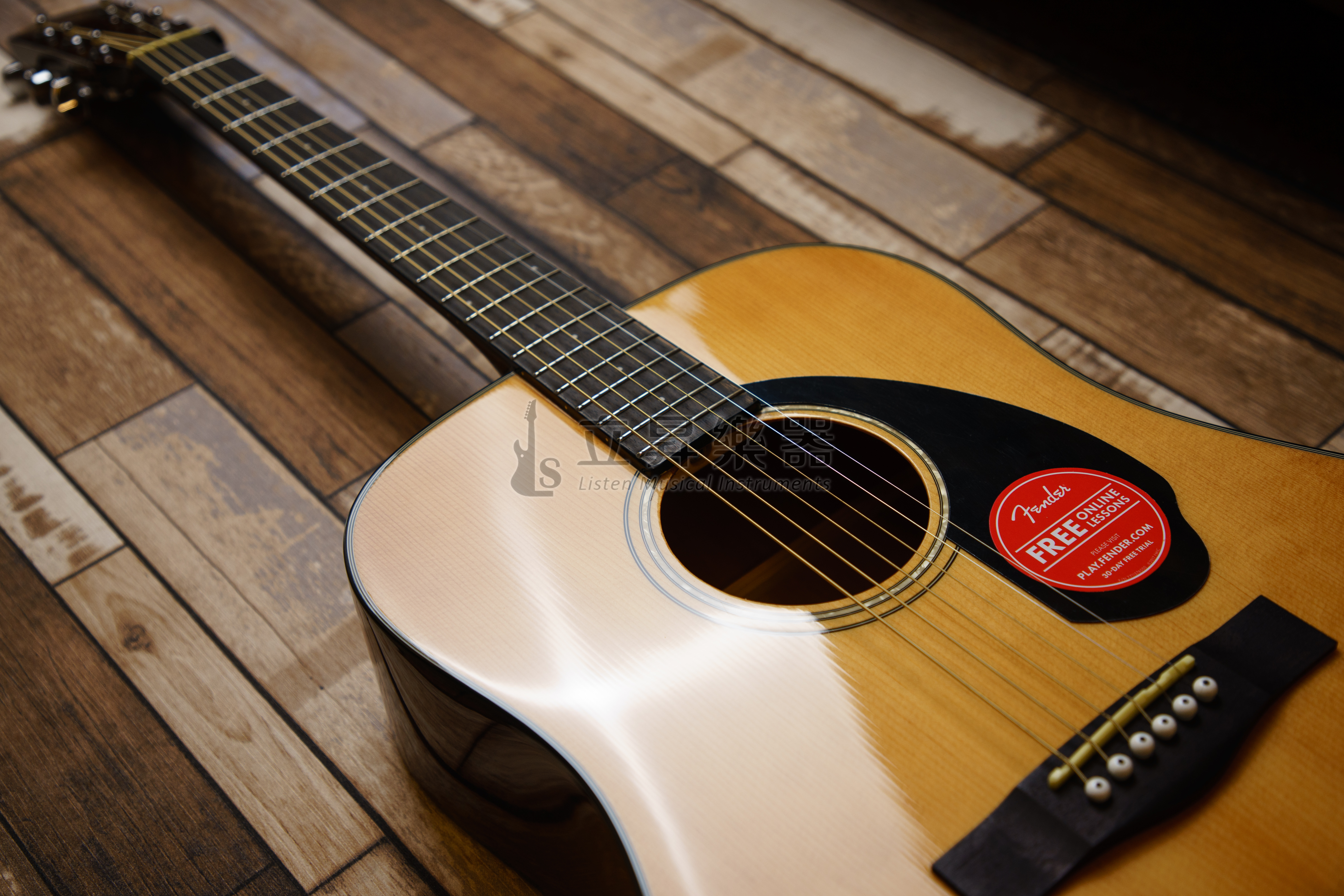 Fender 木吉他 Fender CD-60S Natural 原木色 D桶 41吋 面單板木吉他 雲杉木面單板 桃花心側板 CD60S 附贈鋪棉厚袋 第 4 張圖片｜三峽吉他 / Bass