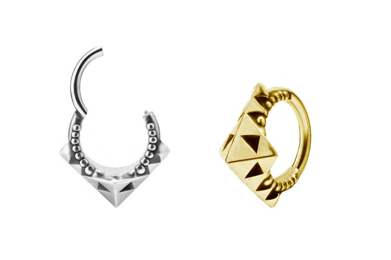 SS316L HINGED TRIBAL CLICKER