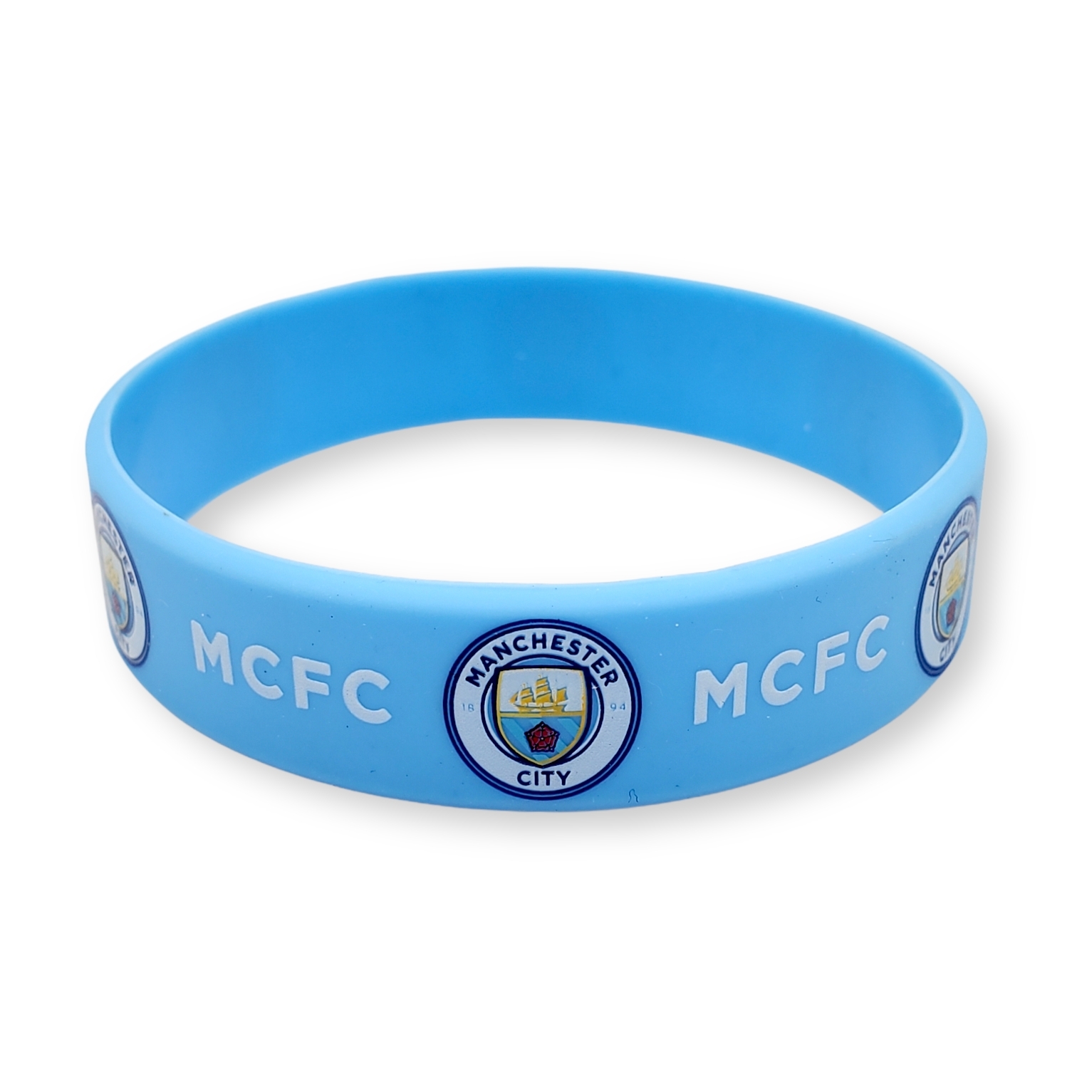 曼城淺藍色會徽手帶