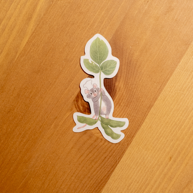 補補貓‧大衛煮愛｜絕版｜防水貼紙S｜毛豆