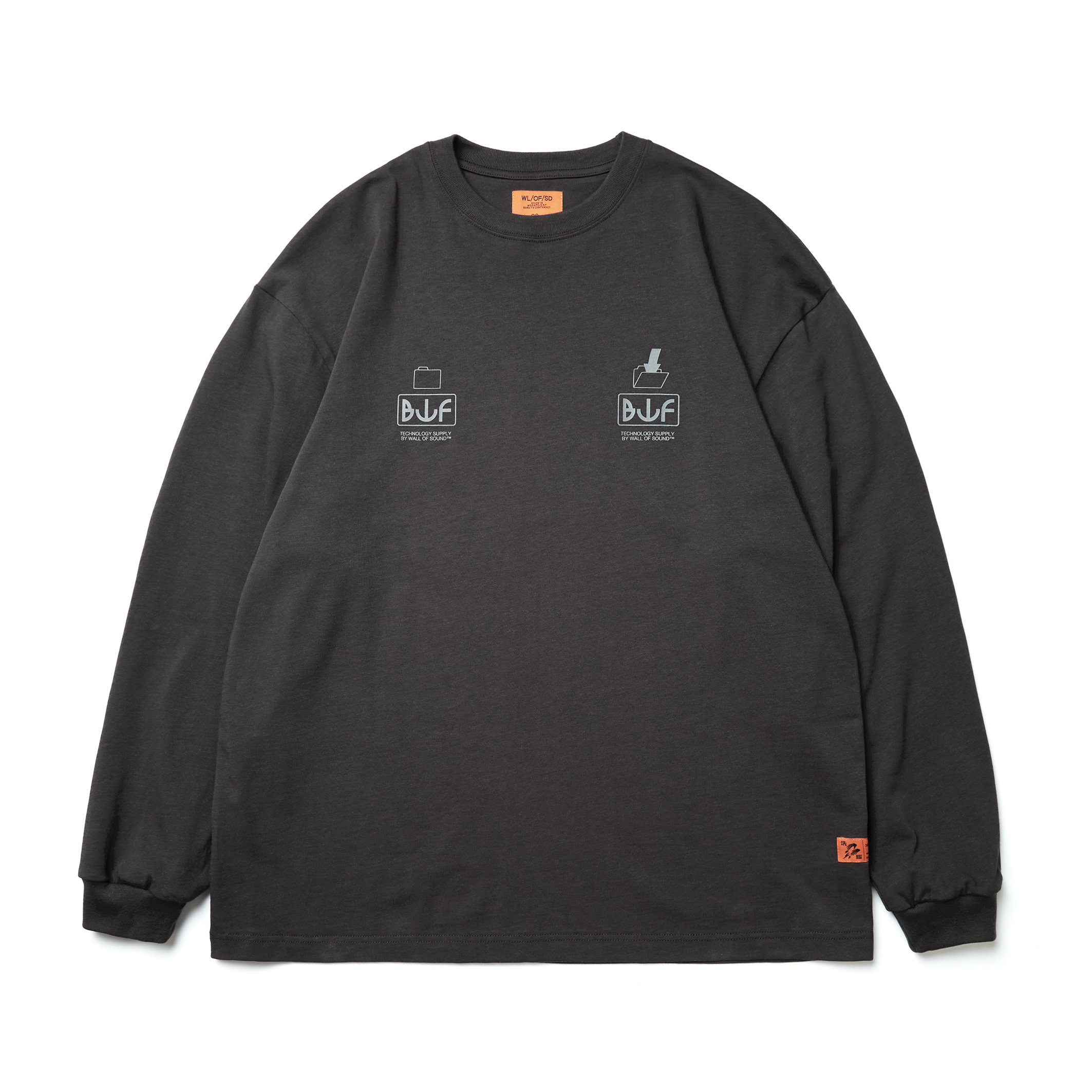 BWF-42 “folder(BWF)” L/S TEE (NAVY)