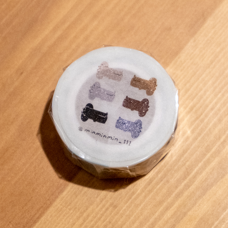 miii｜紙膠帶｜熊在睡覺