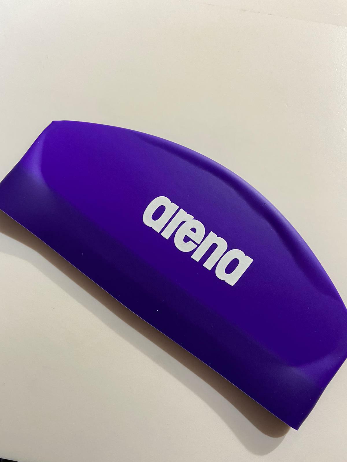 Arena AQUAFORCE 3D 競賽款矽膠泳帽 鋼盔帽 無縫泳帽 中童款