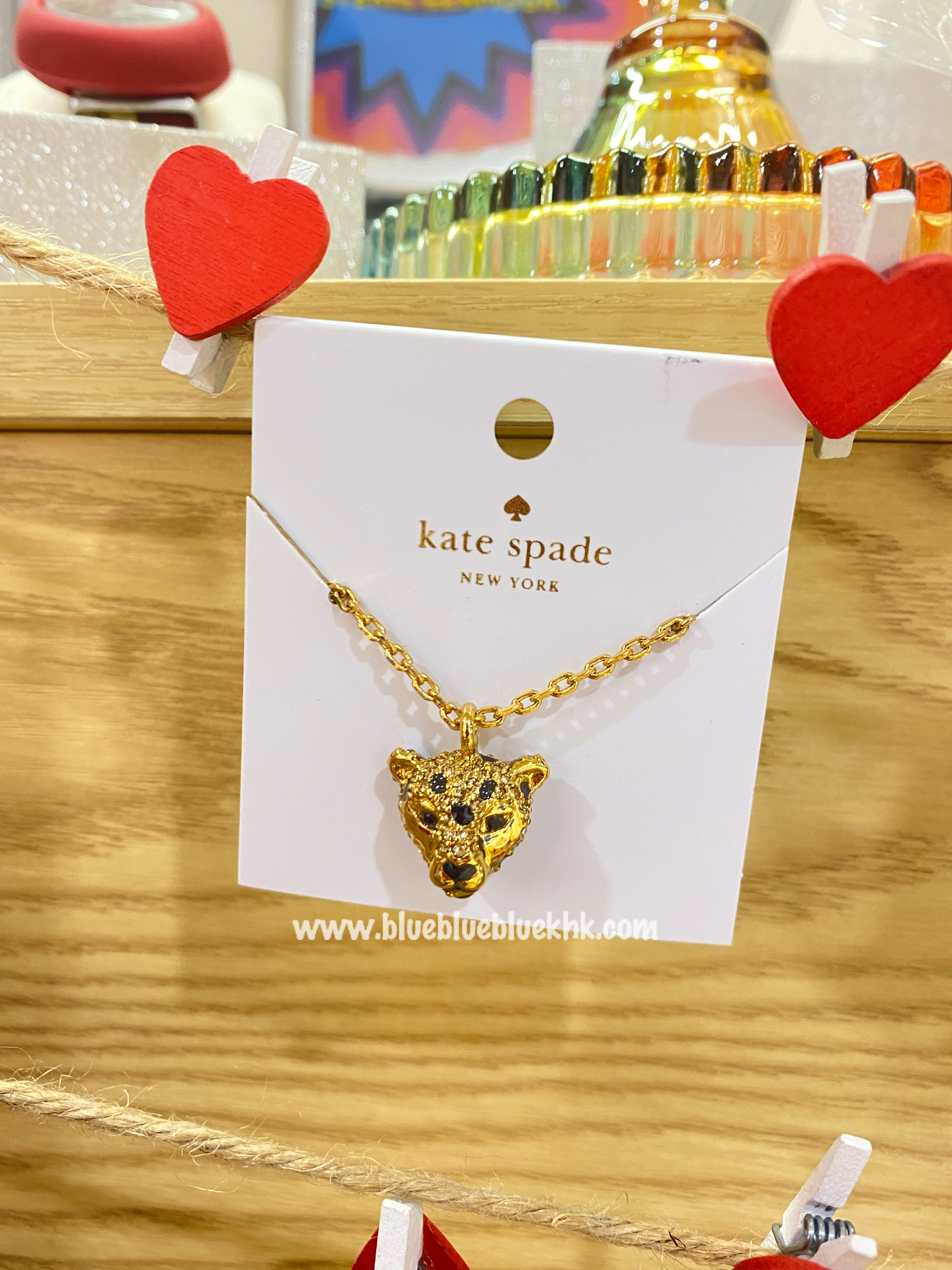 Kate Spade 豹頭頸鏈