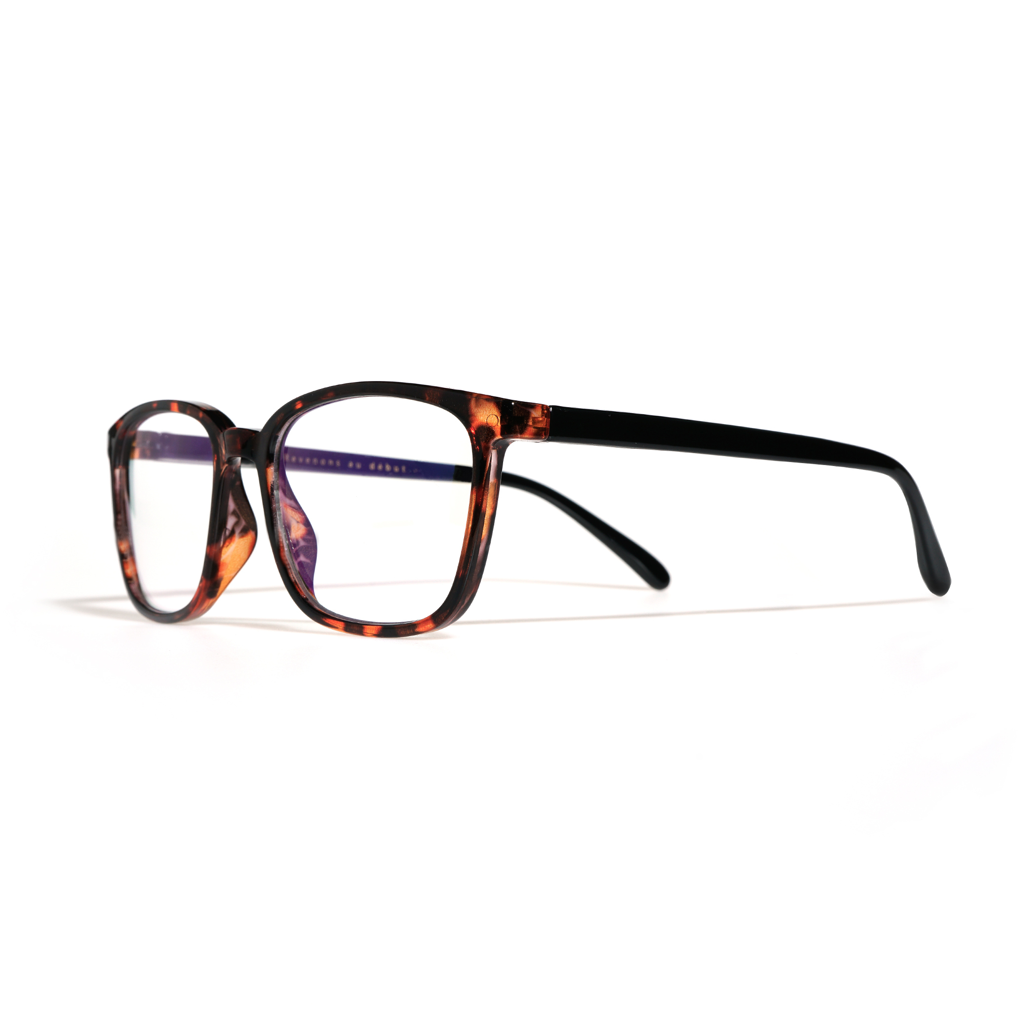 Wellington Frame 成人 威靈頓框型濾藍光眼鏡 - red brown