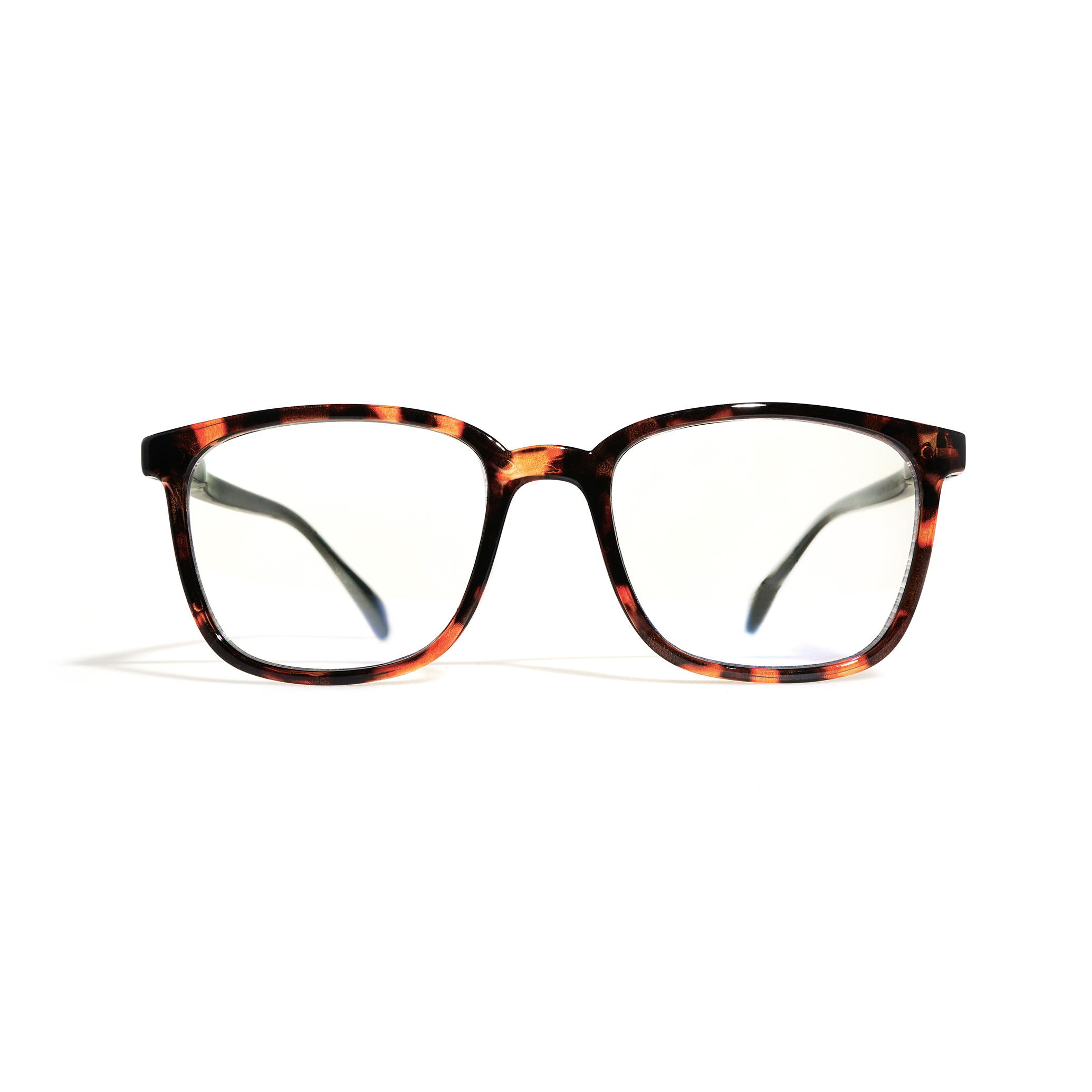 Wellington Frame 成人 威靈頓框型濾藍光眼鏡 - red brown