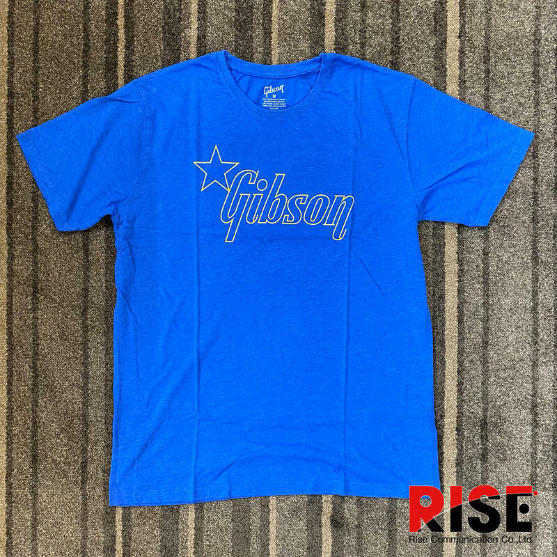 搖滾精品特區 Gibson 藍色 經典Logo 短踢 M