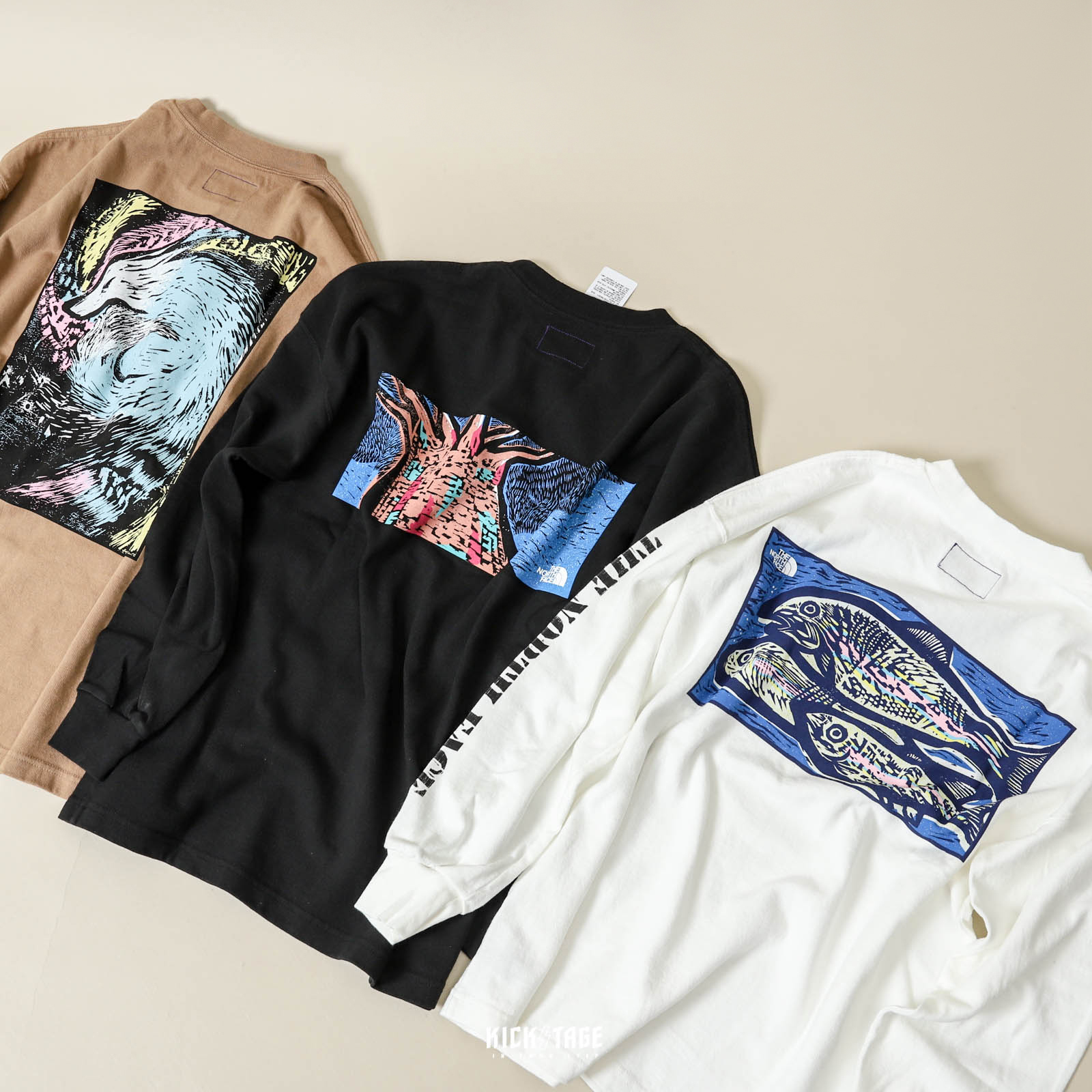 2021AW THE NORTH FACE 8oz Graphic LS Tee 【NT3158N】