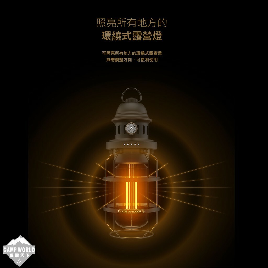 KZM 經典LED復古露營燈