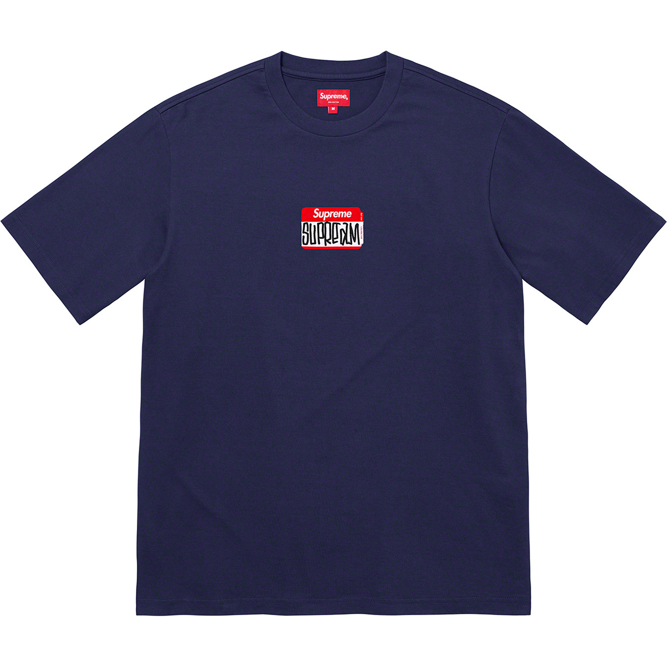 supreme navy blue shirt