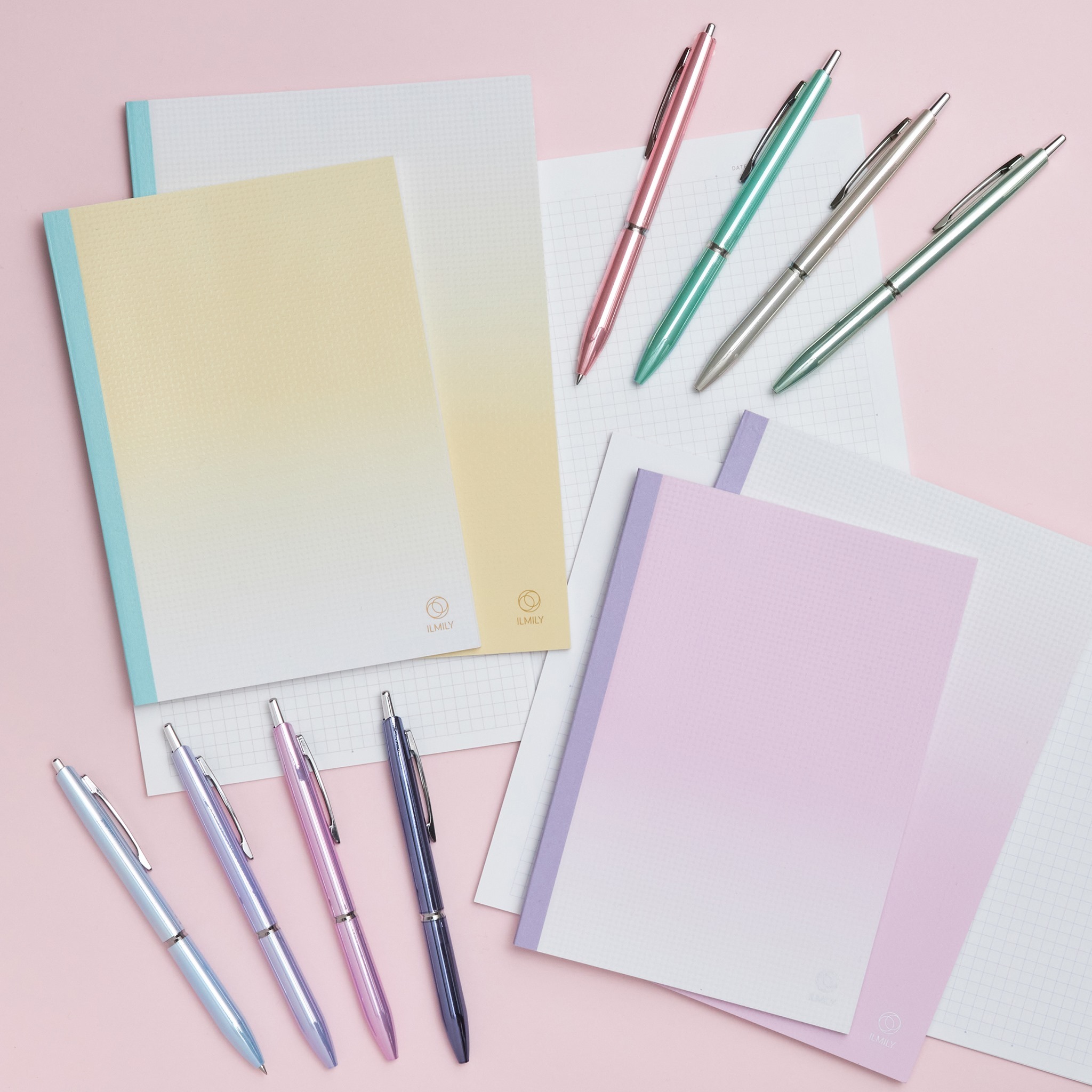 ☆CHL☆ PILOT ILMILY 系列四季色彩輕熟漸層0.5MM 黑墨油性筆書面鉛筆 