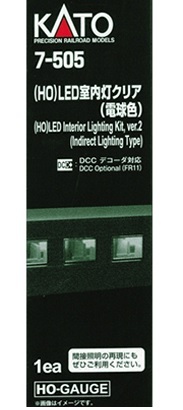 Kato 7-505 HO規 LED Interior Lighting Kit LED 室內燈條 電球色