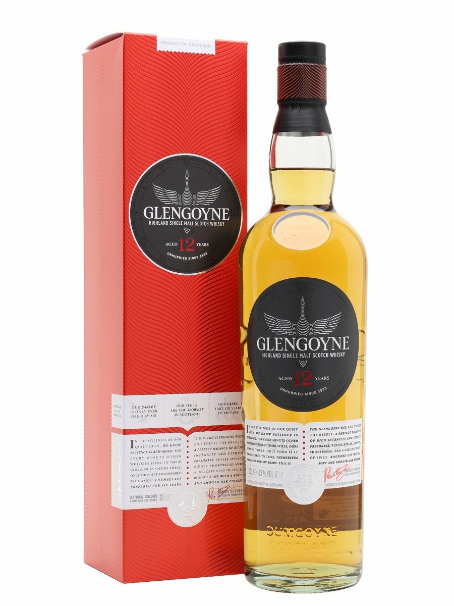 Glengoyne 12Year  Single Malt Scotch Whisky 格蘭哥尼12年單一麥威士忌
