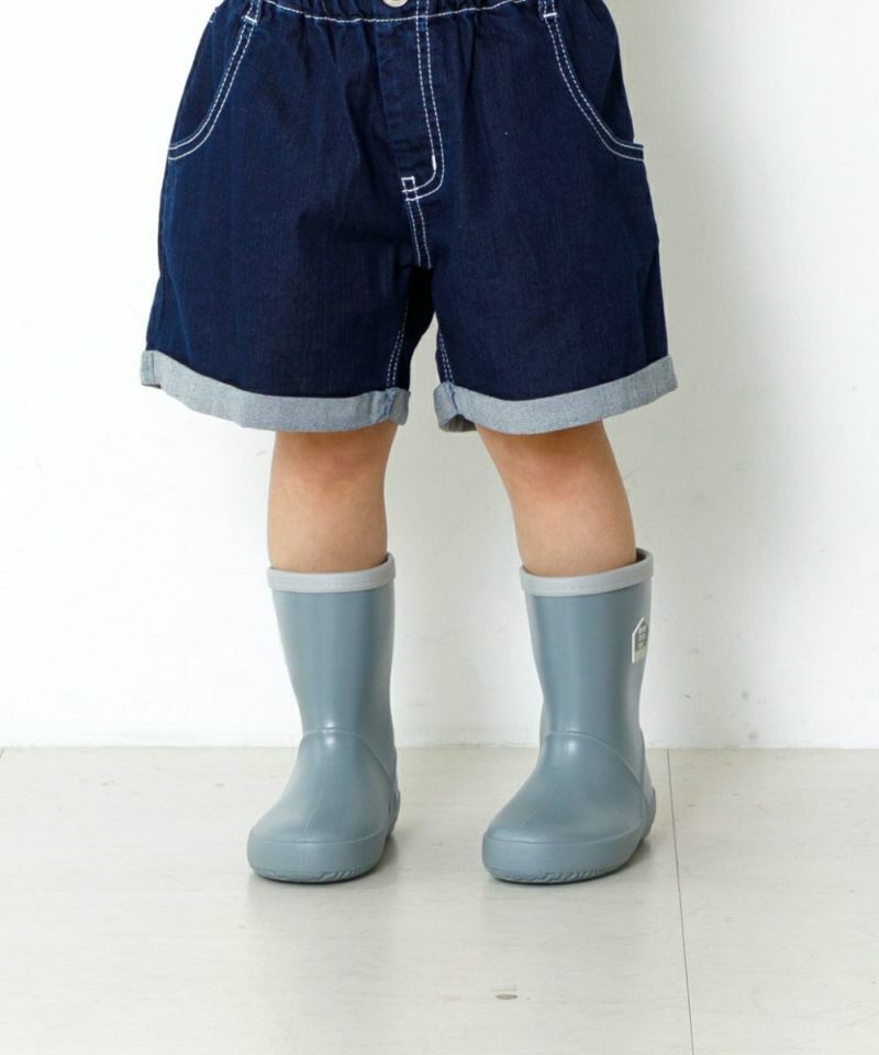 日本MYD 絕美色系 質感雨鞋 (藍綠色，16-17) M190501