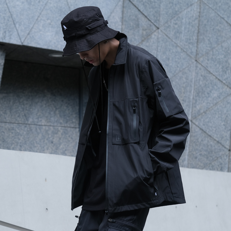 重工壓膠雙袋衝鋒外套