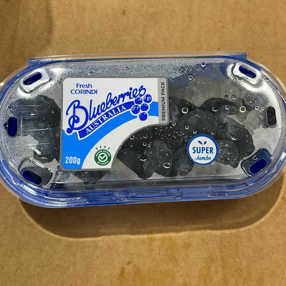 Australian super jumbo blueberries (200g)