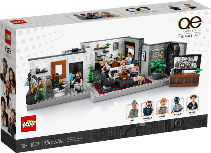 LEGO 10291 Queer Eye – The Fab 5 Loft 粉雄救兵 Netflix (Creator Expert)