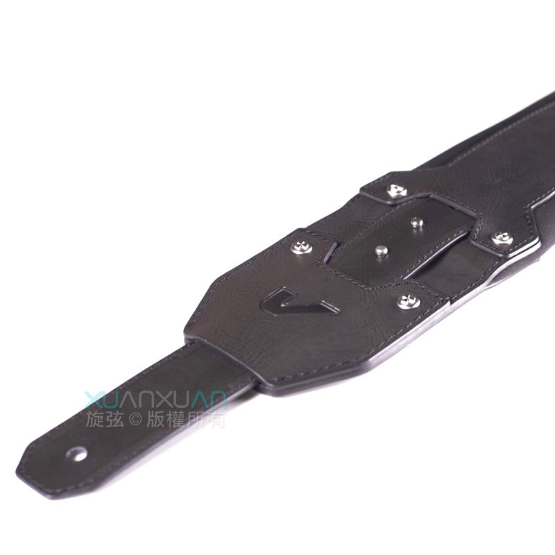 GruvGear GruvGear Recoil真皮背帶 黑 3.5吋寬 雙邊可調整 David Ellefson簽名款 第 2 張圖片｜三峽配件 / 週邊