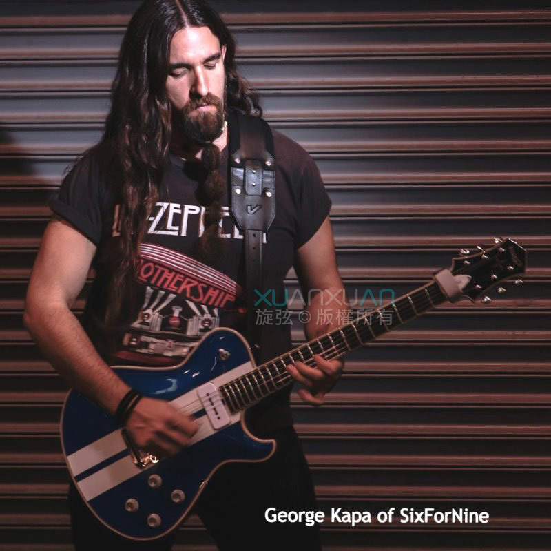 GruvGear GruvGear Recoil真皮背帶 黑 3.5吋寬 雙邊可調整 David Ellefson簽名款 第 4 張圖片｜三峽配件 / 週邊