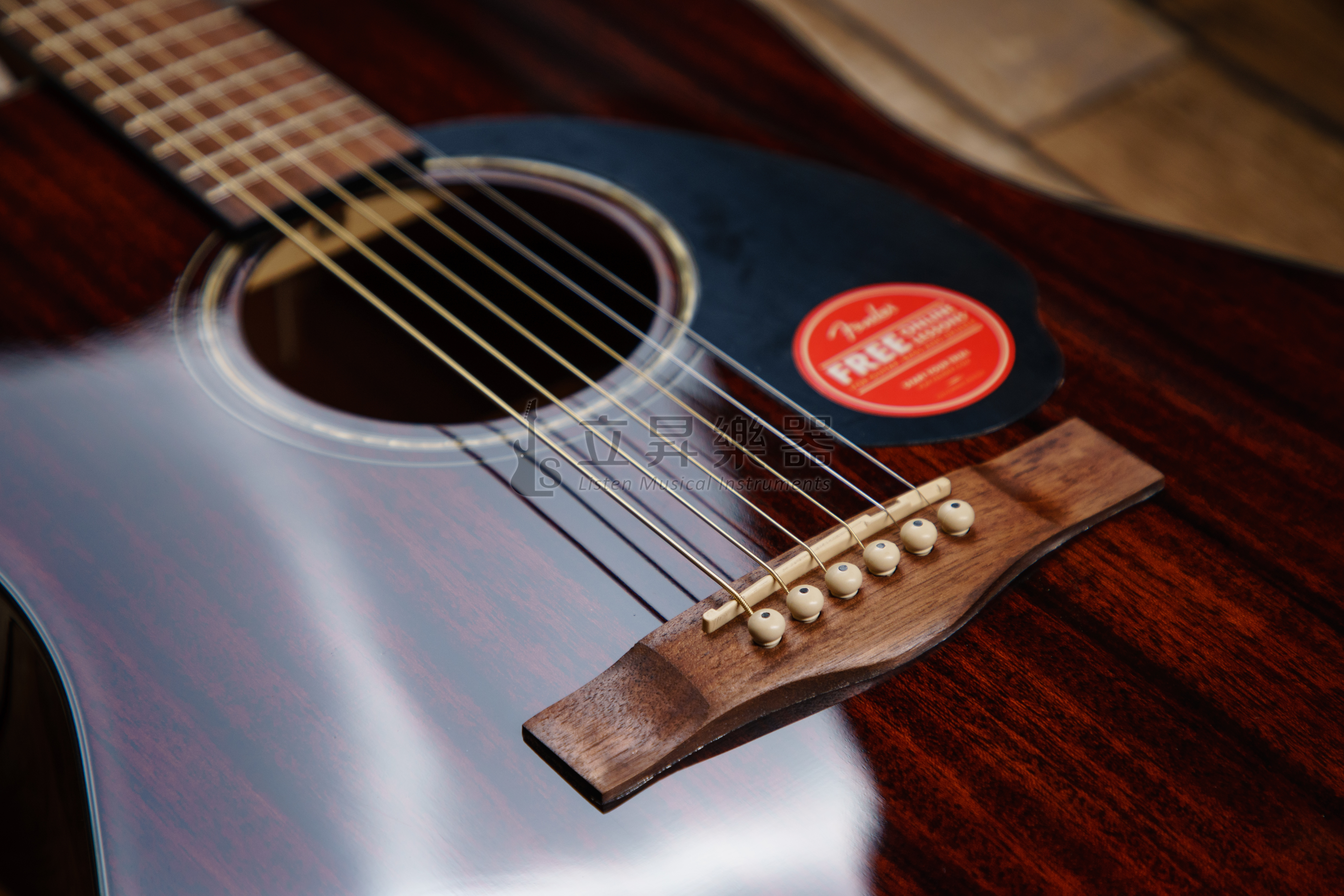 Fender 木吉他 Fender CD-60S All Mah 全桃花心 D桶 41吋 面單板/木吉他 桃花心側板 CD60S 附贈鋪棉厚袋 第 5 張圖片｜三峽吉他 / Bass