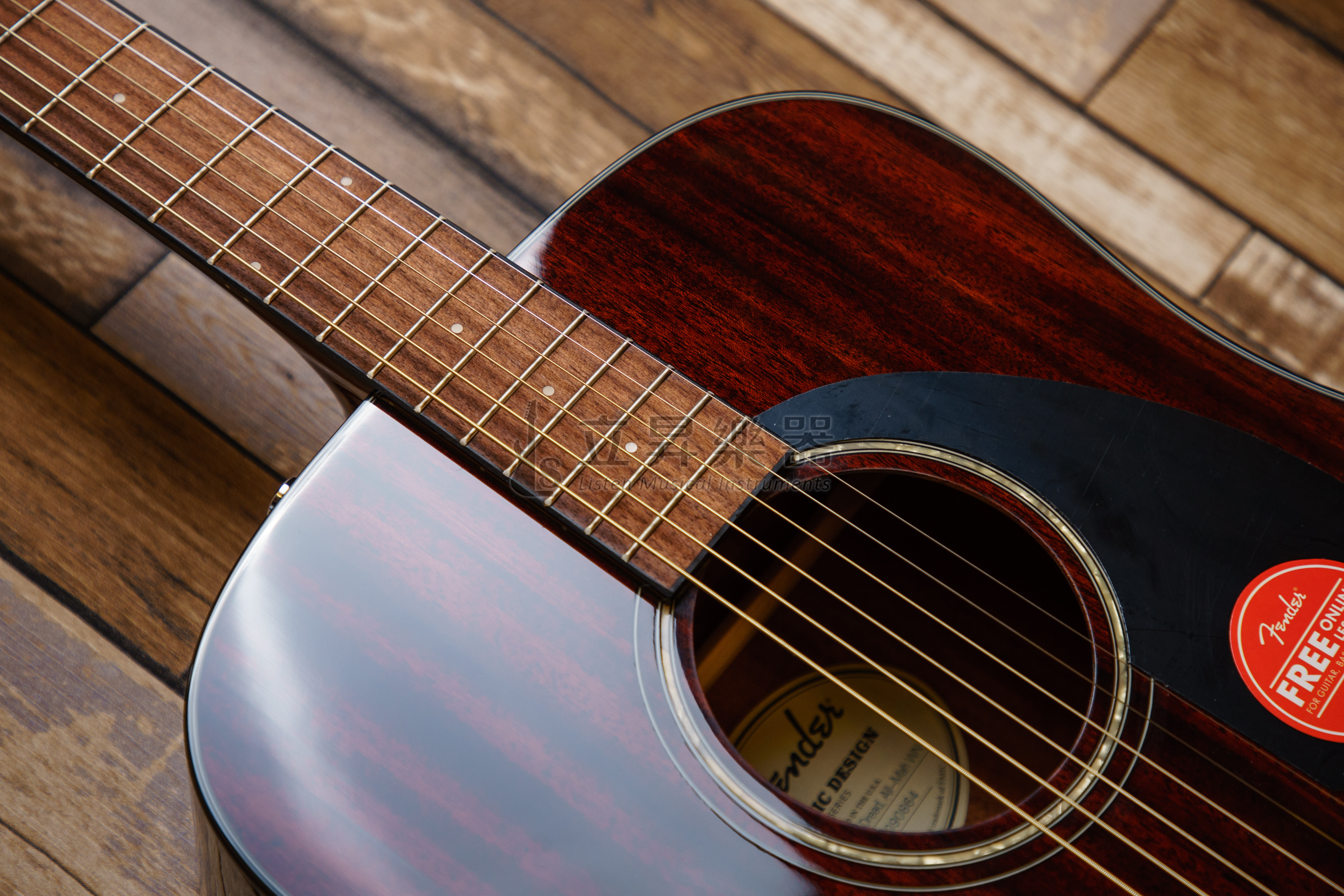 Fender 木吉他 Fender CD-60S All Mah 全桃花心 D桶 41吋 面單板/木吉他 桃花心側板 CD60S 附贈鋪棉厚袋 第 4 張圖片｜三峽吉他 / Bass