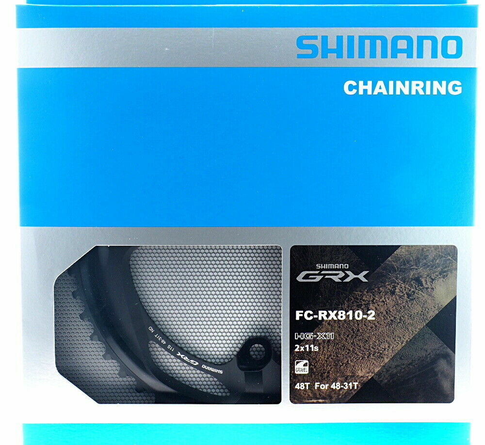 Shimano GRX FC-RX810-2 2x11 Speed CRANKSET 48T Chainrin