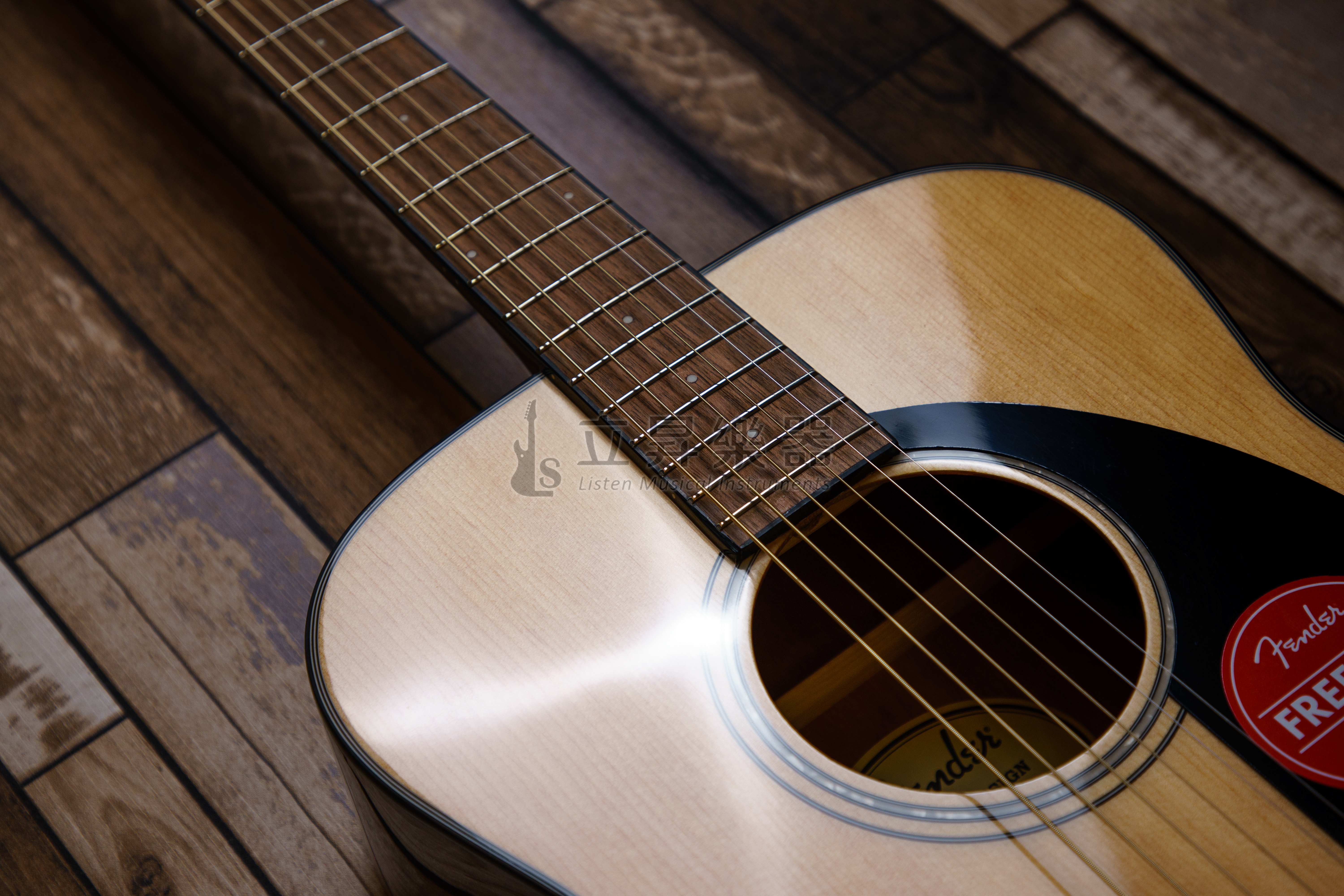 Fender 木吉他 Fender CC-60S Natural 原木色 Concert桶身 面單板木吉他 雲杉木面單板 桃花心側板 CC60S 附贈鋪棉厚袋 第 6 張圖片｜三峽吉他 / Bass