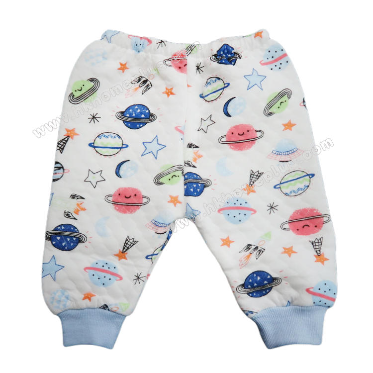 Koma Land: 嬰兒夾絲印花束腳褲 BE3073 (6m-24m 碼)