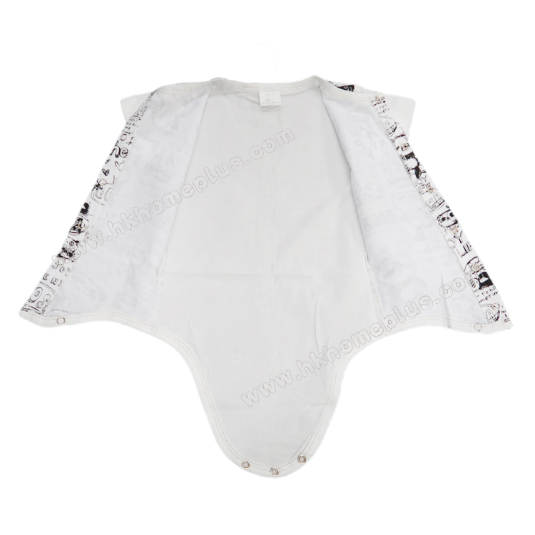 Koma Land: 嬰兒雙面公仔對胸短袖蛤衣 BE3010 (1-3碼)