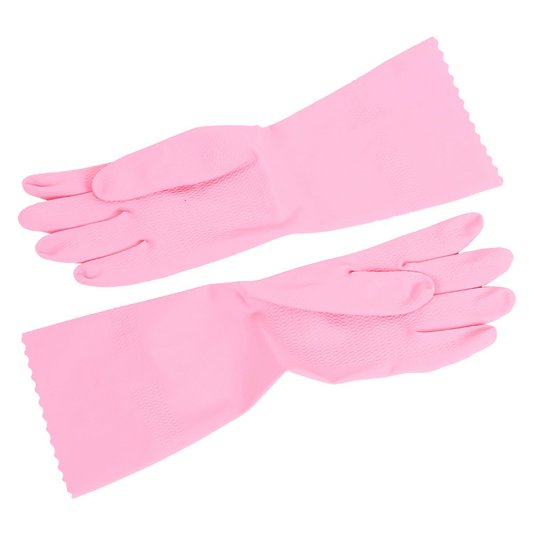 寬口橡膠手套/L