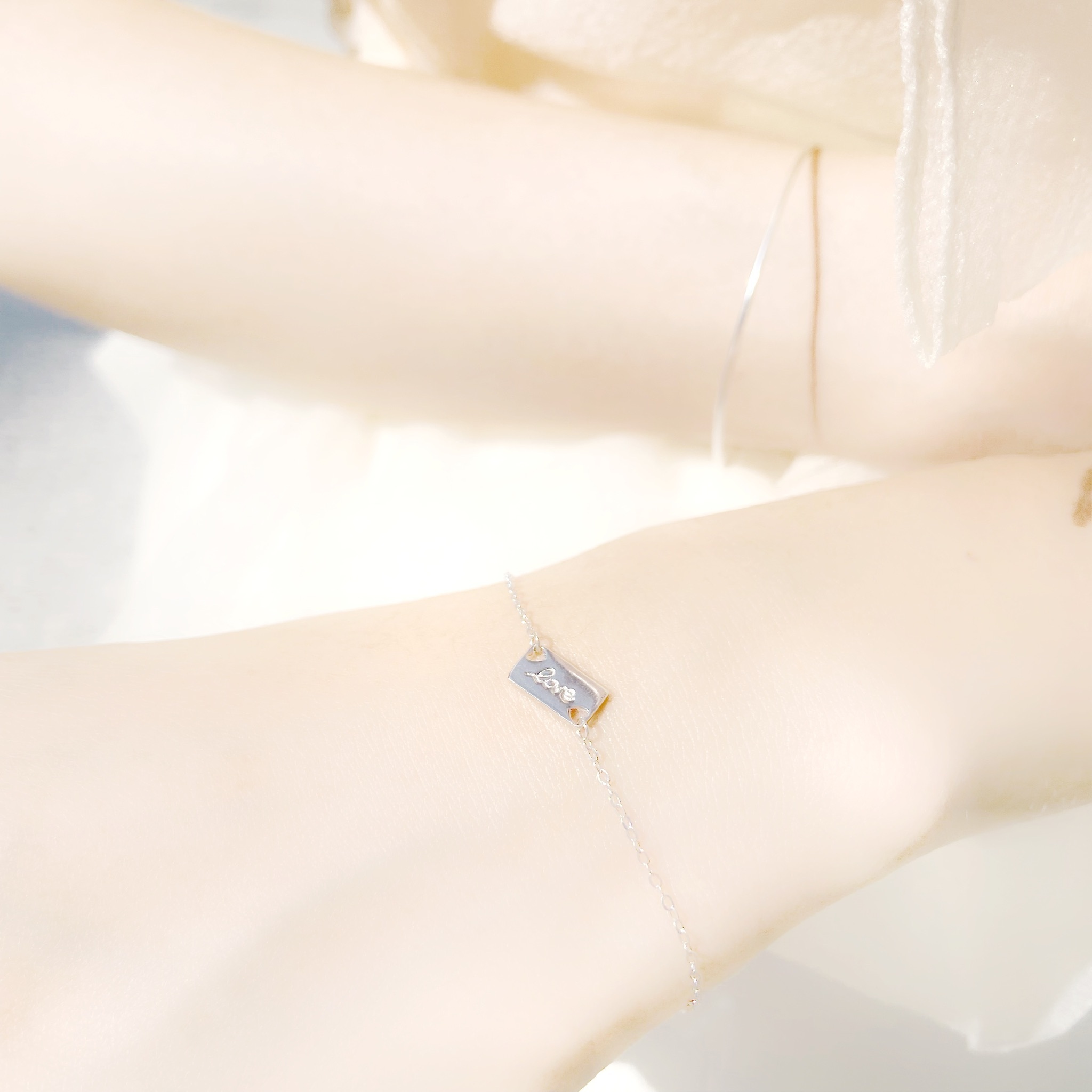 | 925純銀・ 白金 | 告白投稿信手鏈 (金 / 銀) | BR0418 |