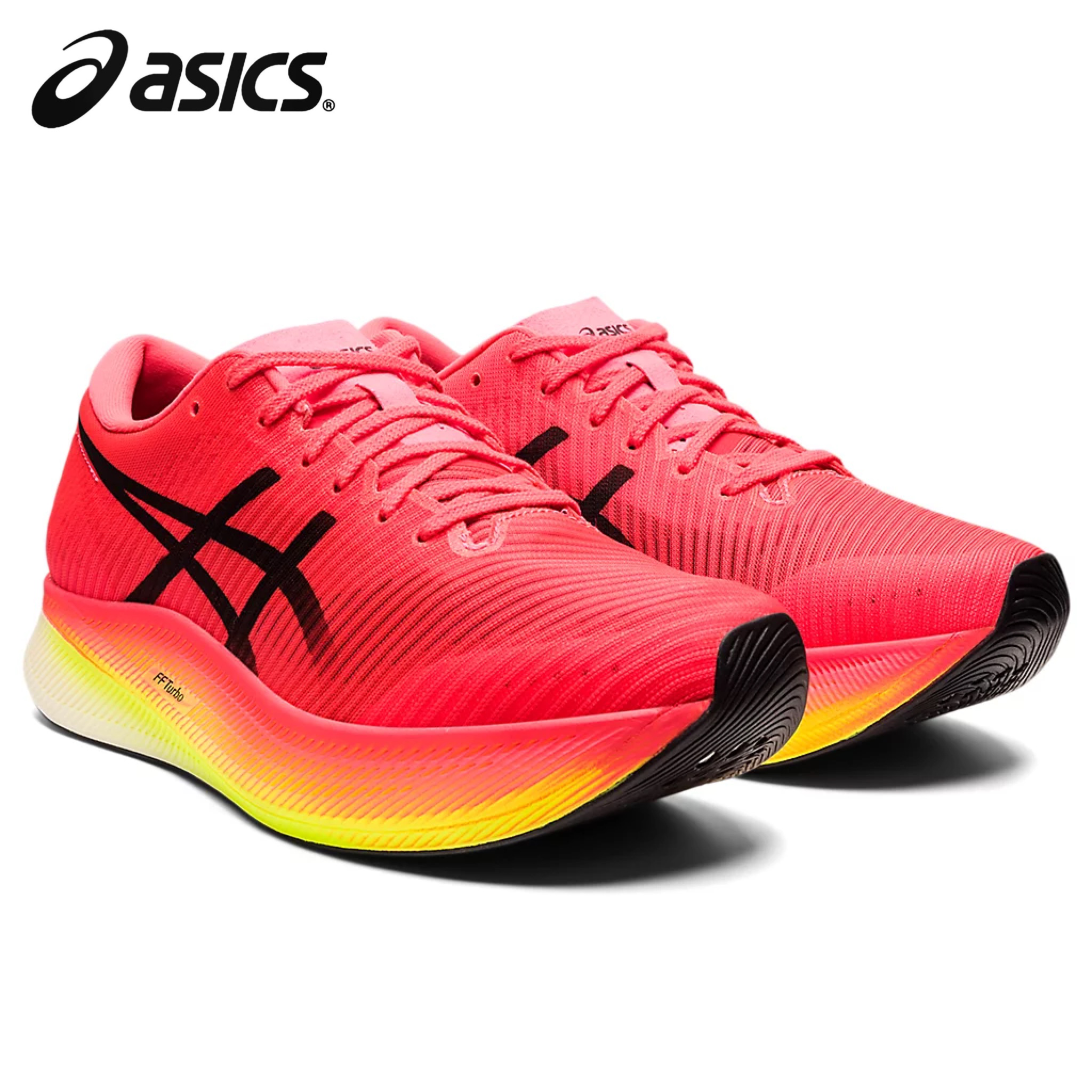 💥日本直送】Asics METASPEED SKY 女士運動波鞋跑鞋日本直送紅黃色22.5CM