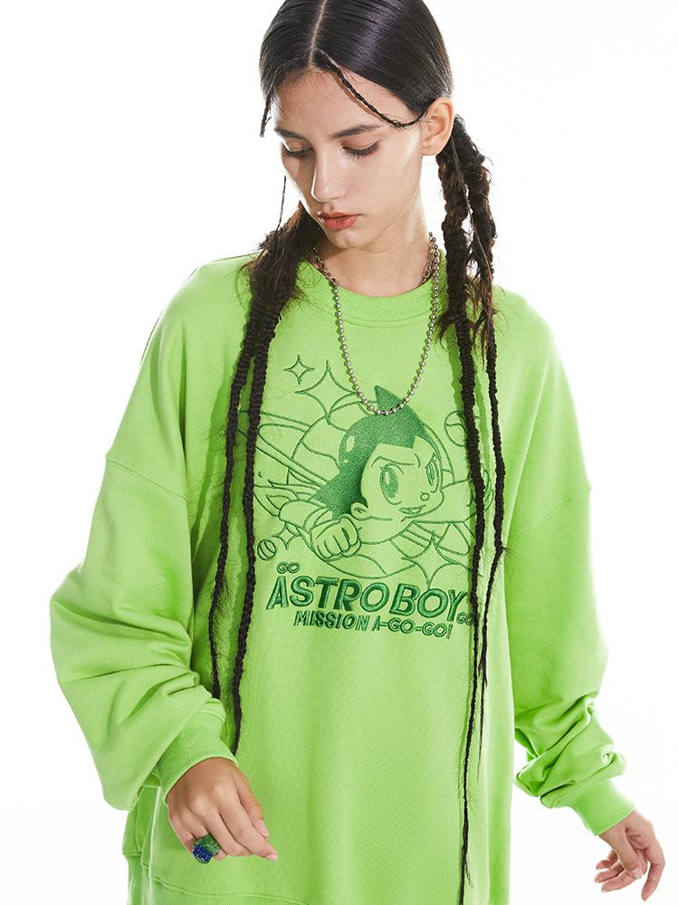 DONSMOKE x GO ASTRO BOY GO 原子小金剛 阿童木 星球 刺繡 薄長袖