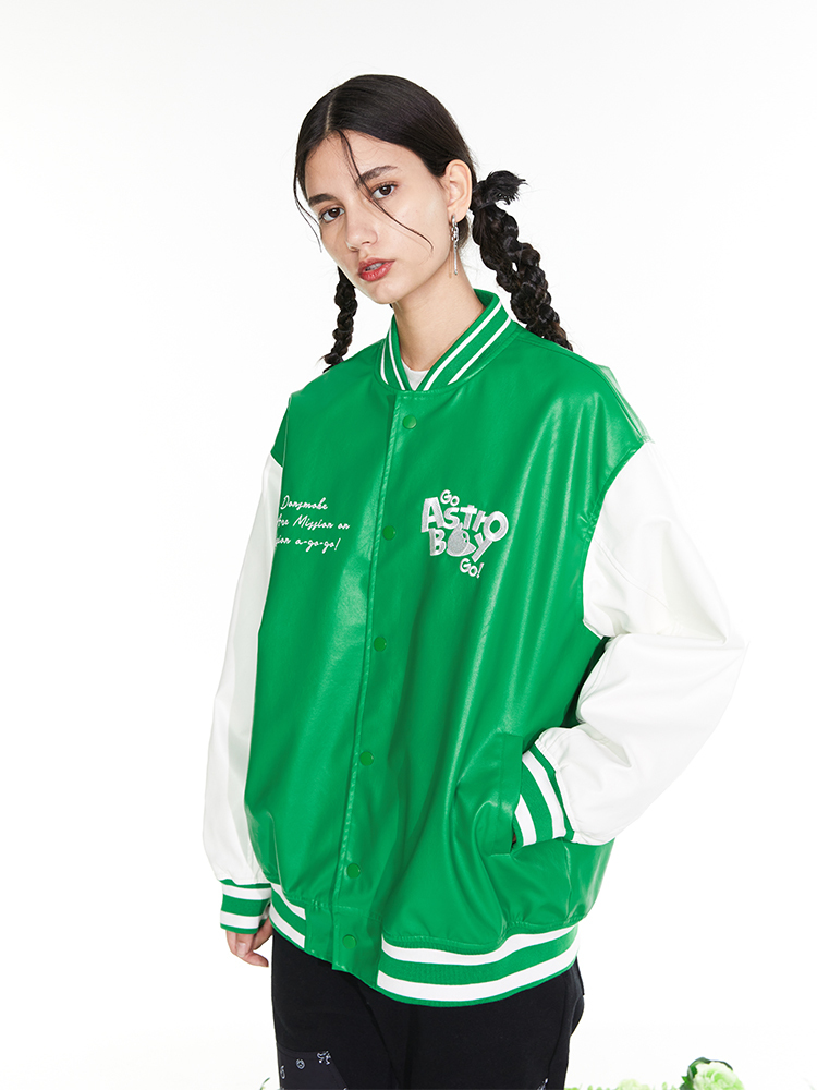 DONSMOKE x GO ASTRO BOY GO 原子小金剛 阿童木 貼皮 棒球 外套