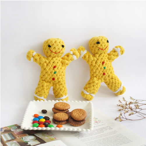 編織繩玩具｜薑餅人 - 毛孩食務所